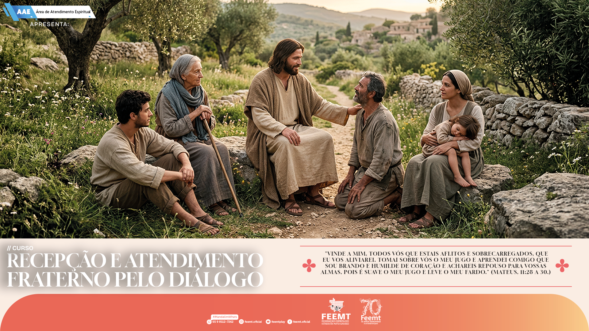 Curso de Recepção e Atendimento Fraterno pelo Diálogo está com inscrições abertas!